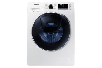 An AddWash WD10N64FR2X washing machine with white washer and dryer functionality