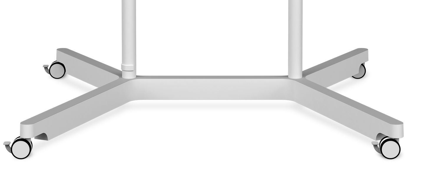 An image showing the magnified bottom section of a Samsung Flip device, with four wheels that move from left to right. 