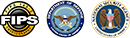 A logo that shows the service is certified by the US government